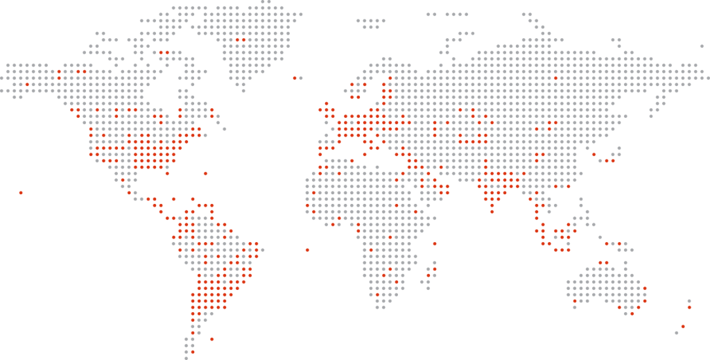 Lippert global presence map